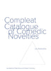COMPLEAT CATALOGUE OF COMEDIC NOVELTIES by Lev Rubinstein