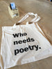 Who Needs Poetry / UDP 2020 TOTE BAG
